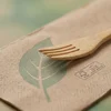 Serviette marron olive