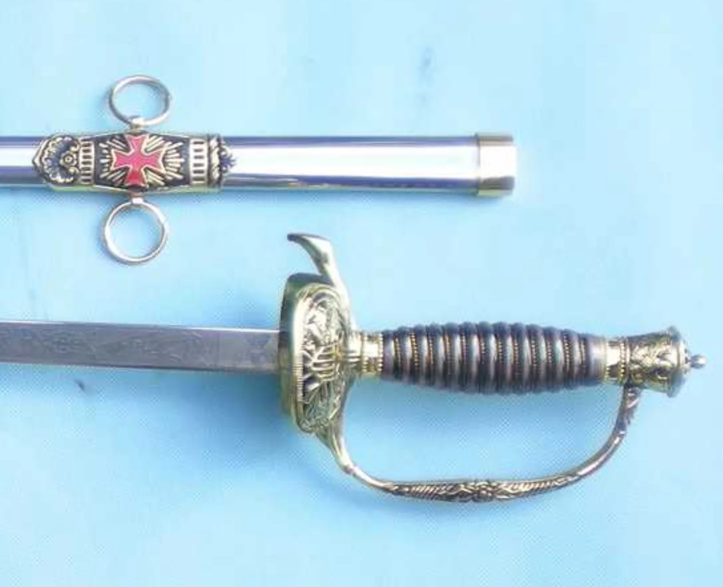 OEM Ceremonial Sword Saber Navy Air Force Swords with Scabbard