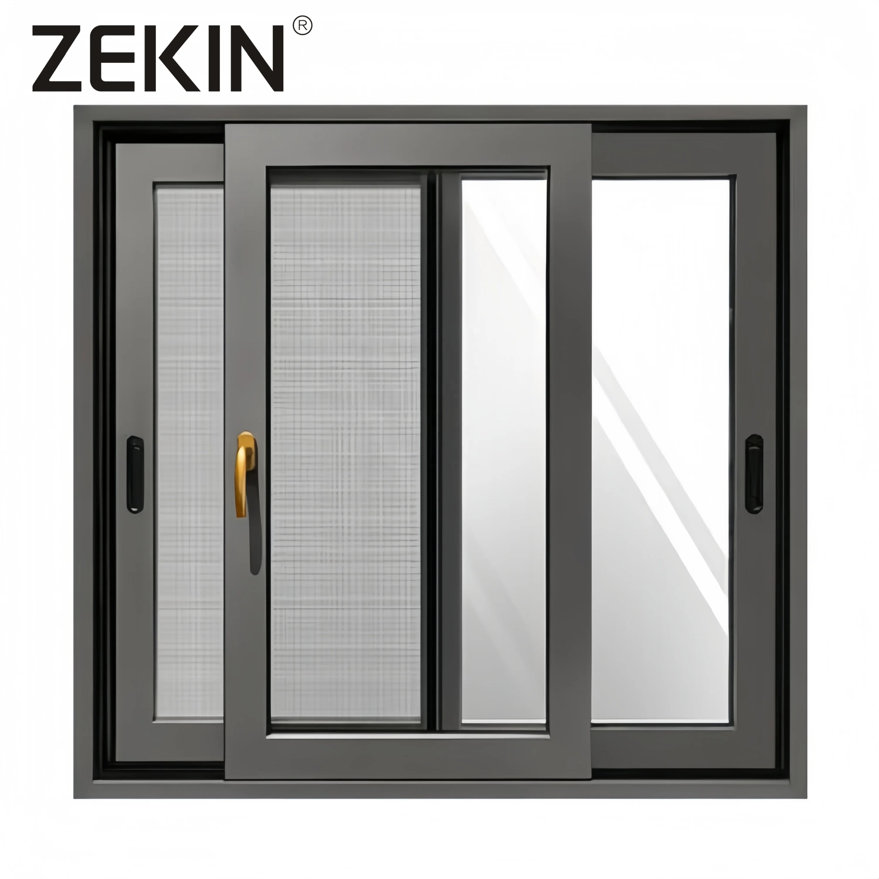Customized Glass Windows NFRC AS2047 Certification Aluminum Window Thermal Break Aluminum Sliding Window Modern Design for Home