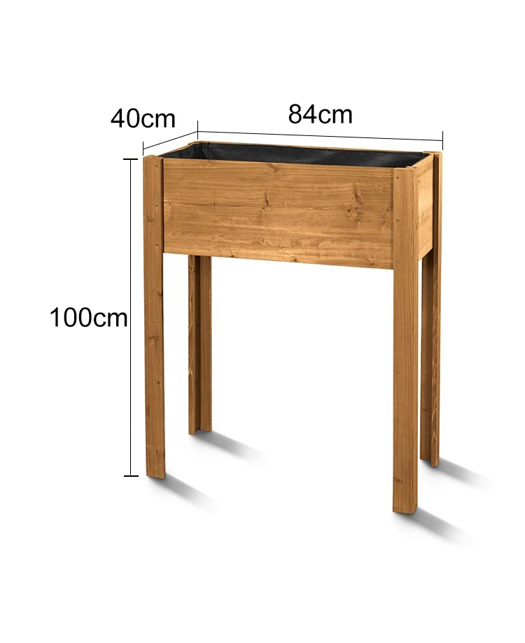 Planter Boxes Large Outdoor Wooden Elevated Planter Box With Legs Buy