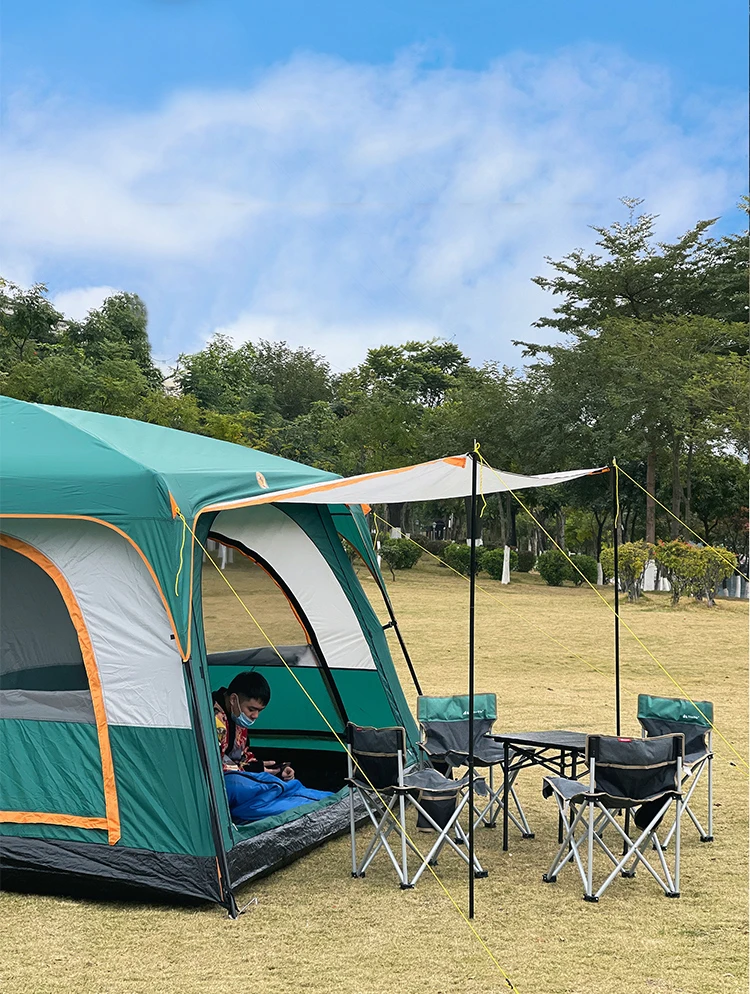 Acampar Kamping Barraca Zelt Tenda Tienda 210 D Oxford Cloth Family ...