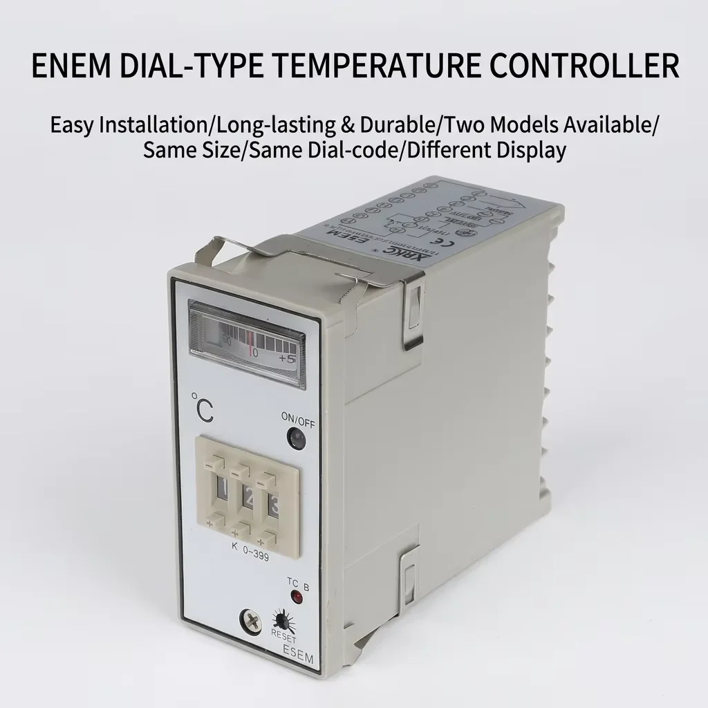 XRKC E5EN/E5EM Industrial Digital Temperature Controller Thermostat IP65 1C Resolution Data Lock High Temp Alarm Memory