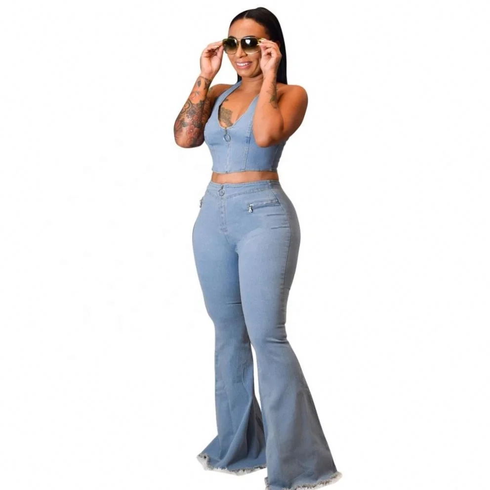 Fashion Sexy Halter Backless Crop Top 
