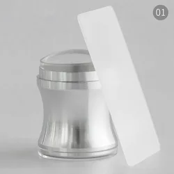 Металлическая ручка для дизайна ногтей штамп штамповки полировки печать маникюрная пластина инструмент