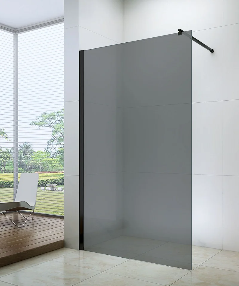 Factory Direct Sale Bathroom Corner Walk in Shower Screen With Frame Hotel Glass Shower Door Partition