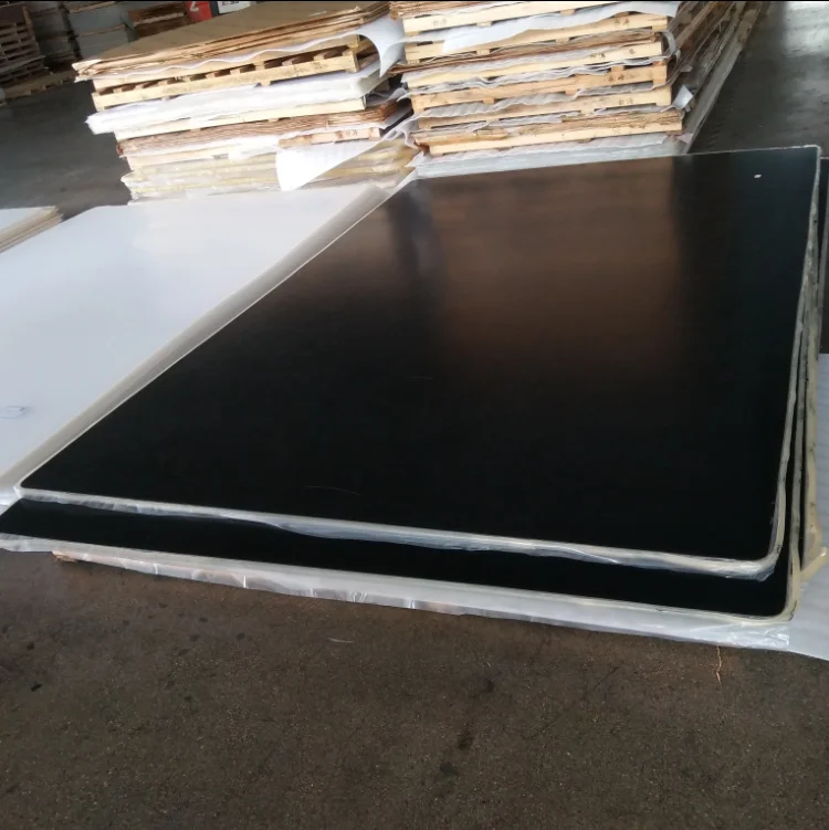 Translucent Colored 12x18 Black Matte Pastel Light up square  Curved Led Light Acrylic Sheets for Door Panel