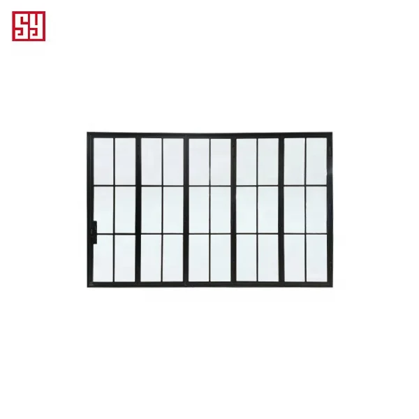 American Modern Stainless Steel Tempered Glass Patio Energy Efficient Impact Foldable Glaze for Outdoor Kitchen Villa Mall manufacture