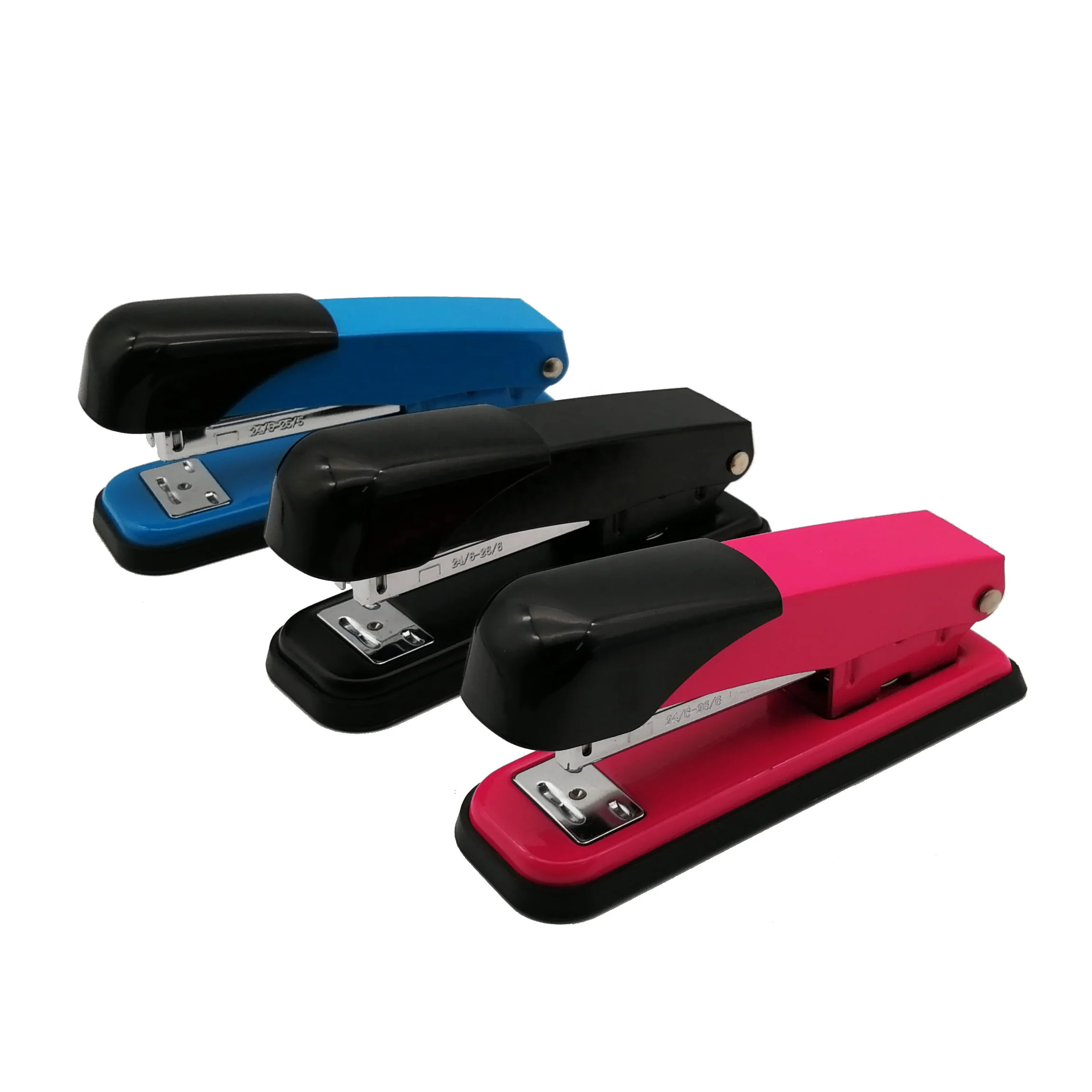 Профессиональный офисный классический черный Настольный металлический степлер для бумаги 20 листов