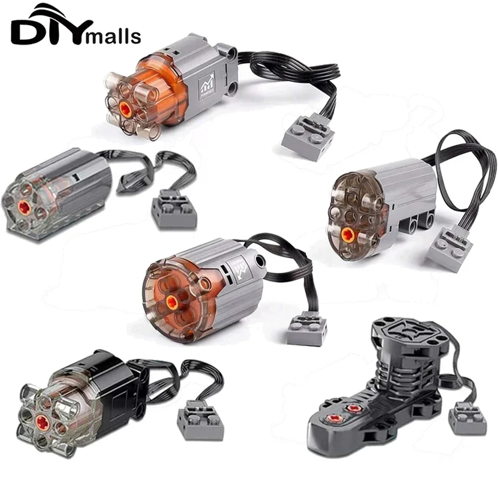 MOC Technical Power Functions M L XL Motor Modified Legoeds-compatible 8883 8882 88004 88003 Remote Control Power Group Train