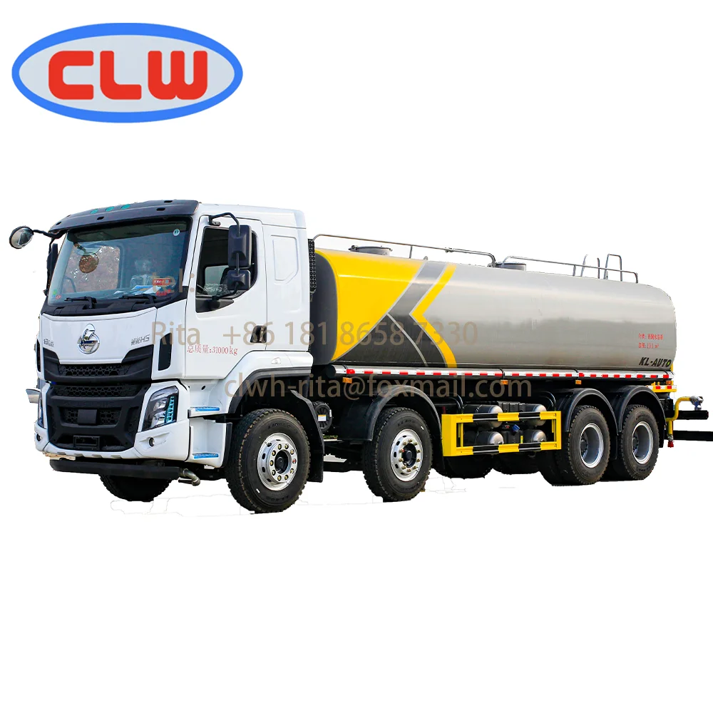 NOVO Caminhão-pipa Personalizado Euro 3 com Descarga à Esquerda ou Direita, 24 m³, Cisterna para Água