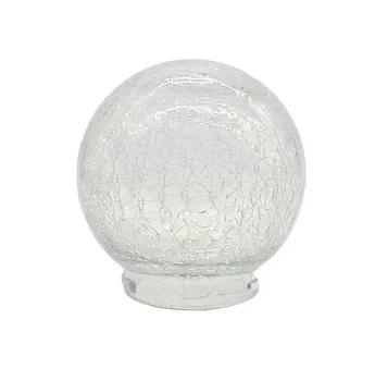 Wholesale custom glass lamp shade crack glass ball glass shade for garden lighting