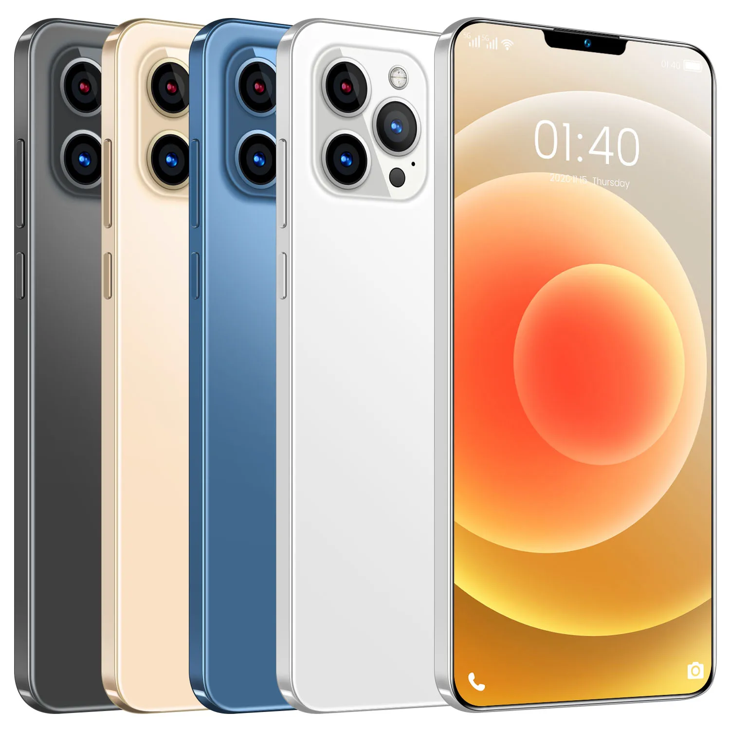 
Смартфон i12 Pro Max +, 6,7 дюйма, 12 + 512 ГБ, Android, 10 ядер, 5G LET phone 3, камера, распознавание лица, разблокированный мобильный телефон 