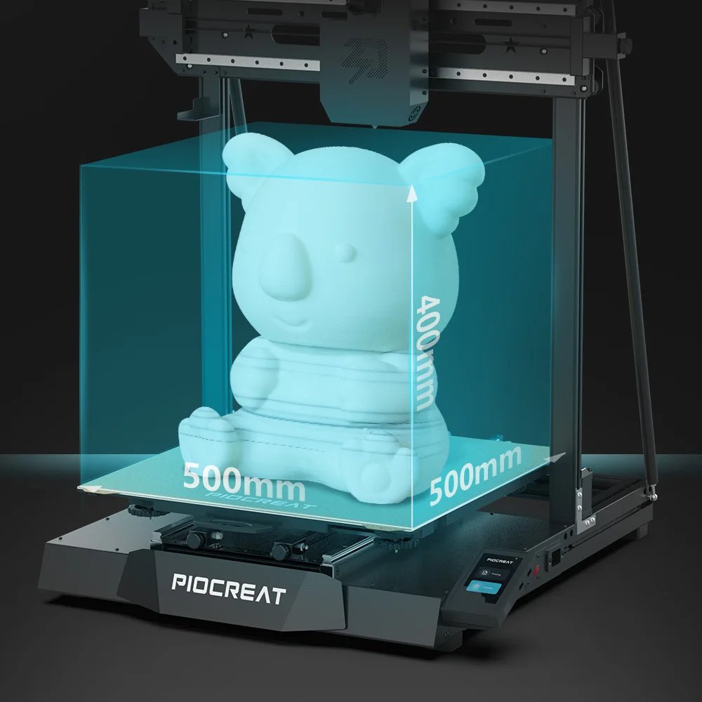 Piocreat G5 Ultra Large Industrial 3D Printer for PLA, PETG, ABS