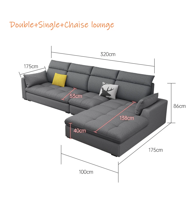 Cheap L Shaped Sofa Sets For Living Room Modern Luxury L Shape Sofa