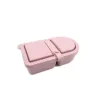 Contenedor de snacks cuadrado rosa claro-2