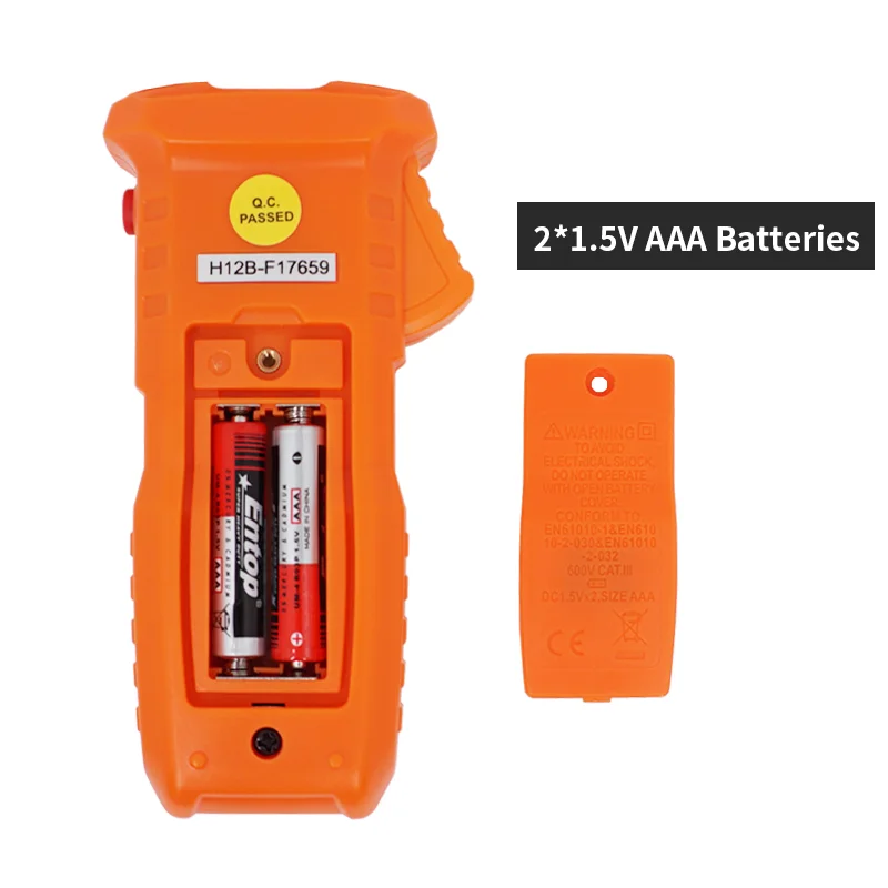 PM2018A Portable Manual Range Clamp Meter Peakmeter Electrical Clamp Meter Multimeter With ACA Voltage Tester Measurement