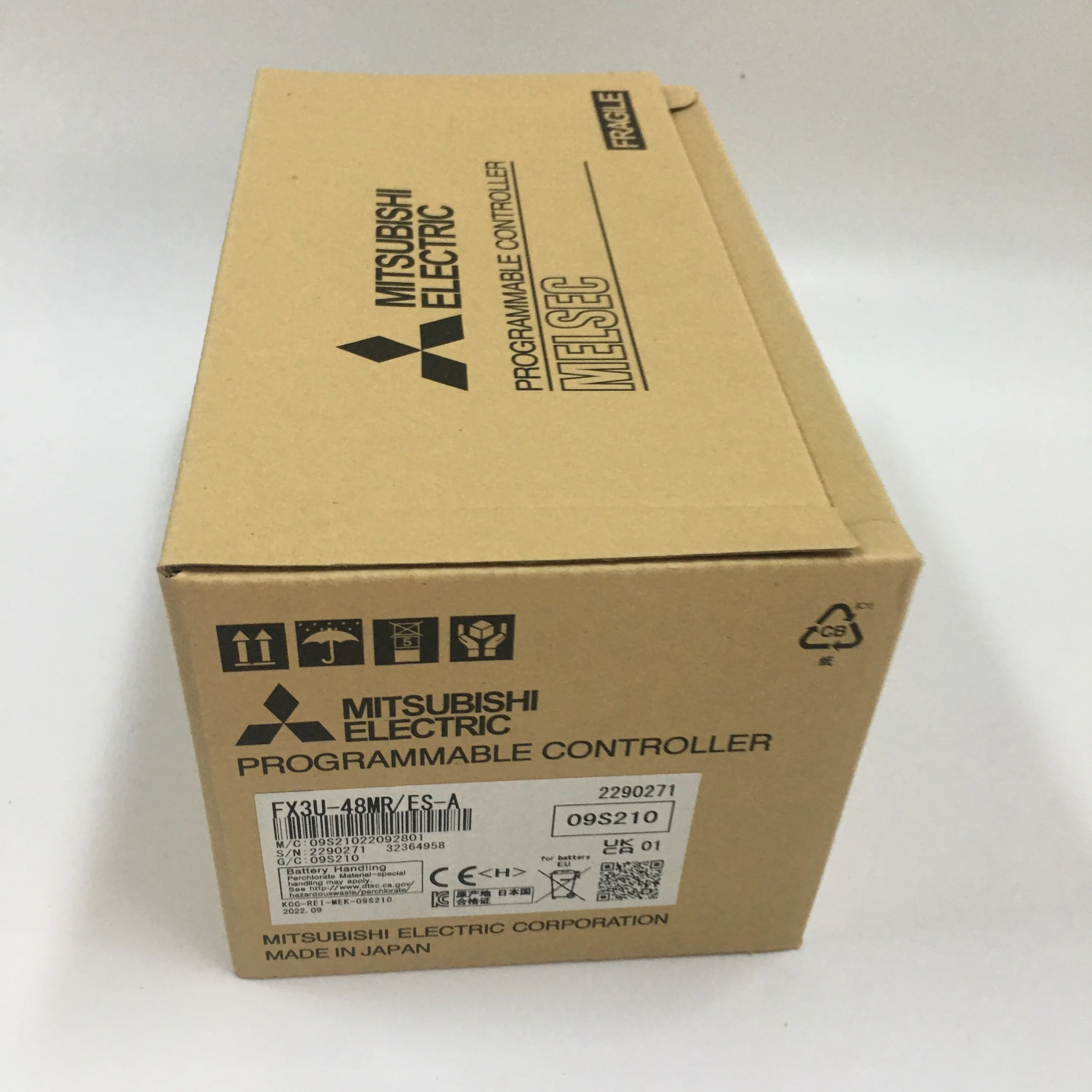 MITSUBISHI PLC Unit FX3U-48MR/ES-A MITSUBISHI PLC Unit FX3U-48MR/ES-A