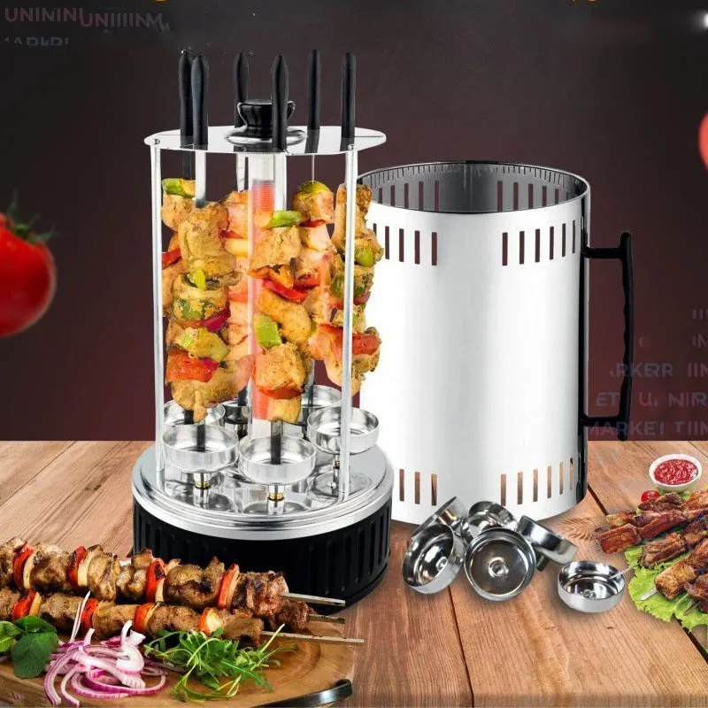 Gril à Kebab Vertical Électrique 3000W ROTYIX - Machine à Doner Gyros Professionnelle En Inox - 9