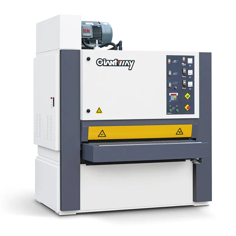 Top Brand Giantway Sander Machinery Wide Belt Drum Sander For Metal