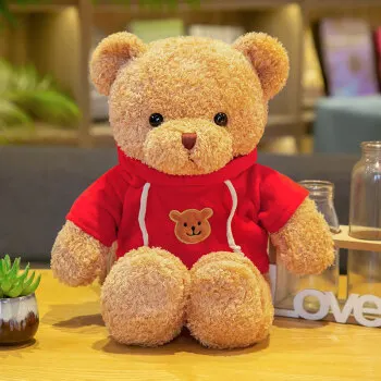 Lovely Japanese Lolita Teddy Bear Doll Plush Toys Ribbon