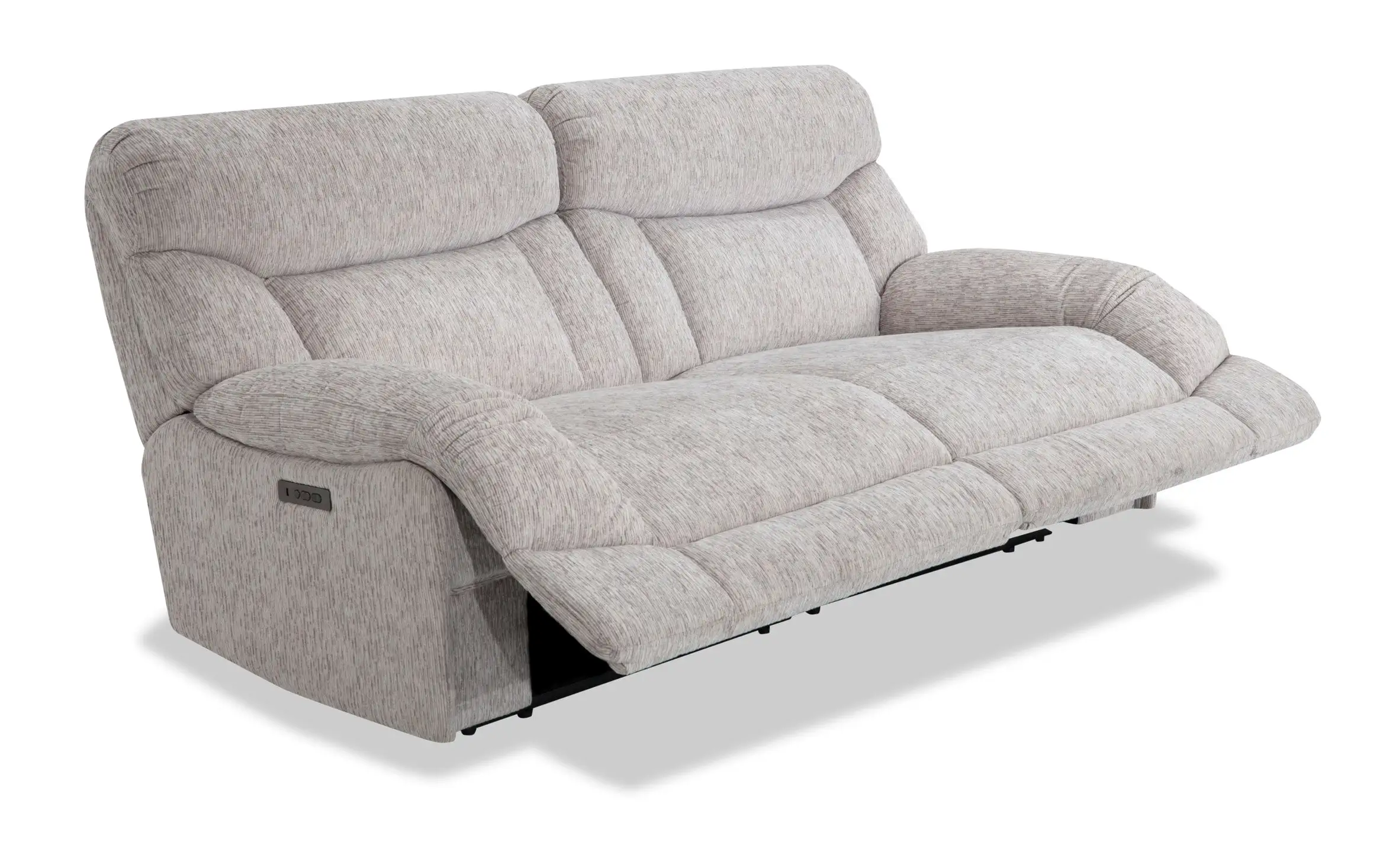 CY Massage Heated 360 Degree Power Swivel Rocker Recliner Chair Lazy Sofa With Cup Holders for Living Room