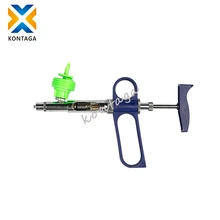 Cattle Automatic Injection Vaccination Syringe Steel Veterinary Plastic Syringe