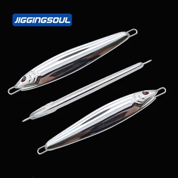 60g80g100g Chrome Plating Casting Jig Chrome Fishing Lures Metal Jigs Lure Silver Jig – Metal Jig – view 3