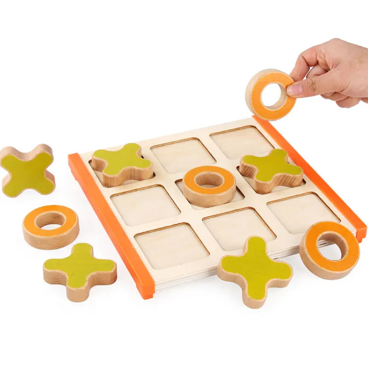 Монтессори дошкольного образования деревянный пазл строительные блоки