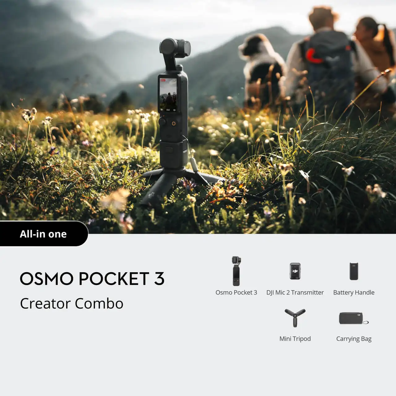 Dji Osmo Pocket 3 Creator Combo 3 Axis Gimbal 4k Camera Mini Pocket3 ...