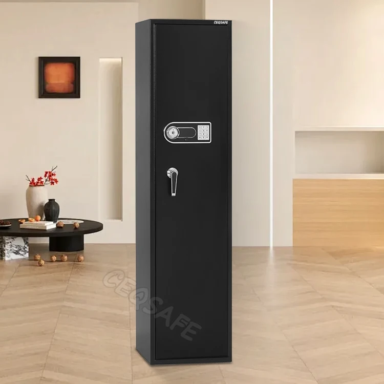 CEQSAFE Electronic Digital Fireproof Waterproof Steel Stash Gun Safes Box