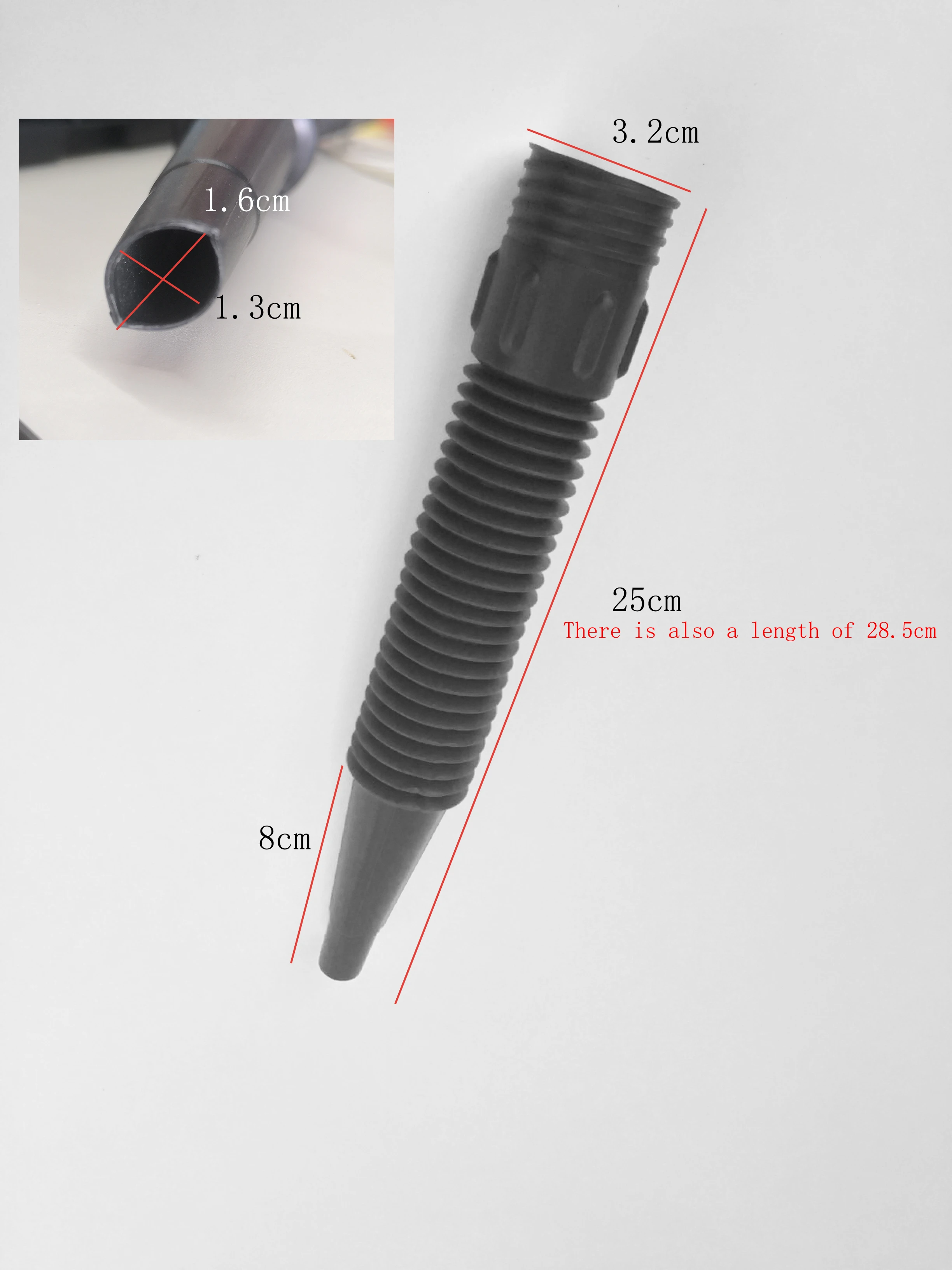 QM Высокое качество 16 5 см удлинительная гибкая труба пластиковая Автомобильная моторная масляная Воронка с фильтром