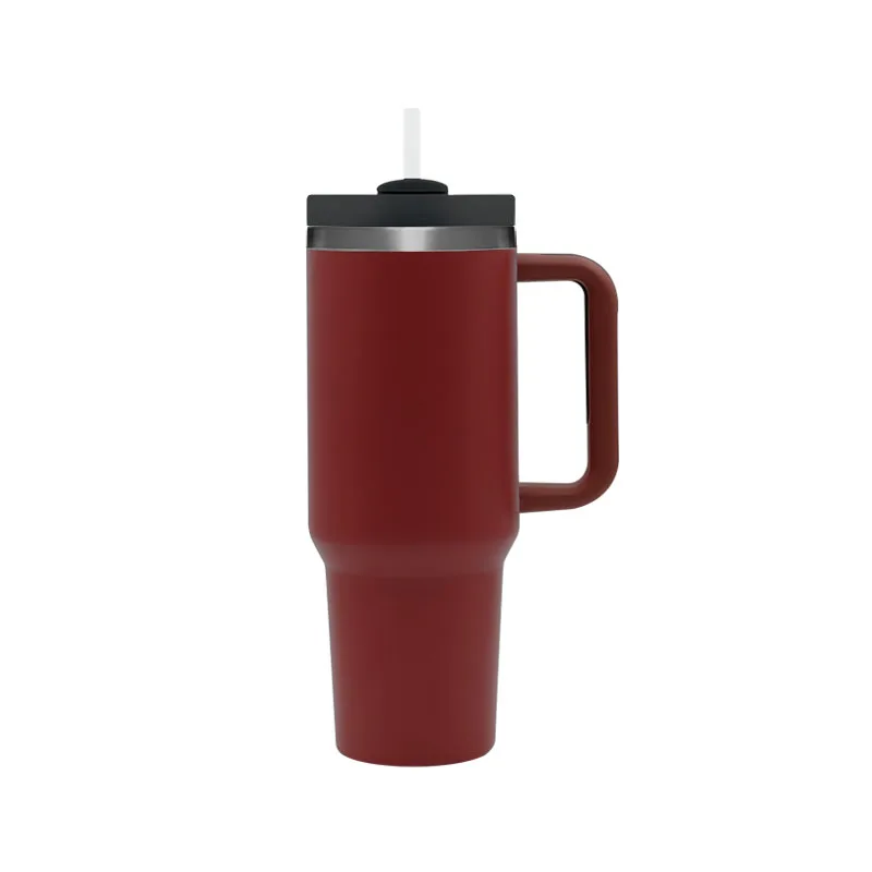 Custom 40oz Tumbler With Handle Insulated Stainless Steel Adventure