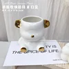 Violence bear pen container-white