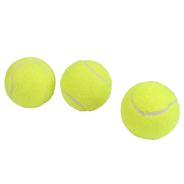 Фабричная оптовая продажа, изготовленный на заказ логотип, натуральные резиновые профессиональные тренировочные прочные теннисные мячи