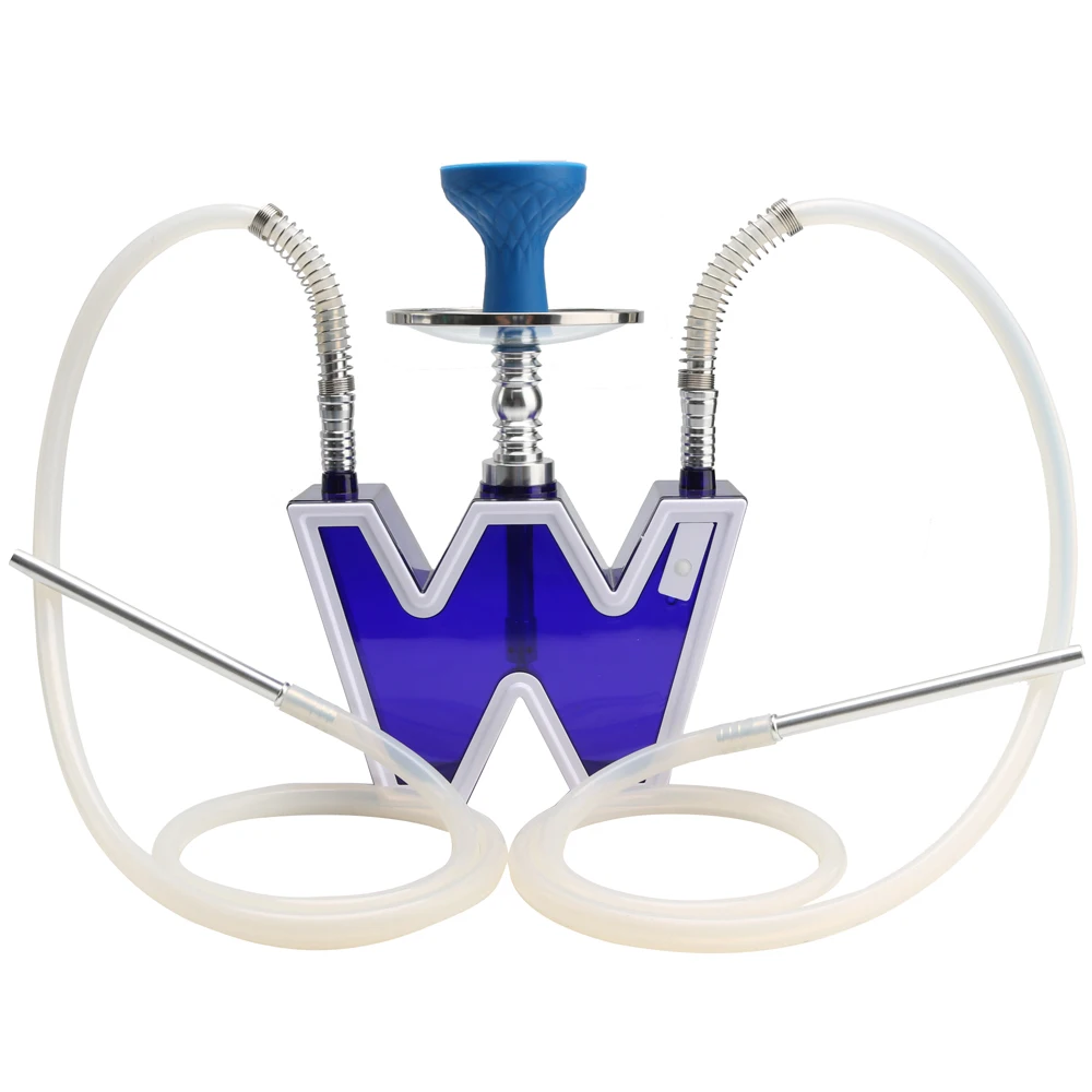 Big Smoking Complete Chicha Wholesale 2 Hose Hookah Set Nargile W