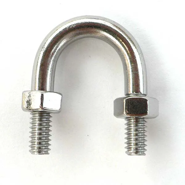 Custom U Bolt M8 M10 M12 M16 Carbon Steel Galvanized Stainless Steel U Bolt For Truck Chassis