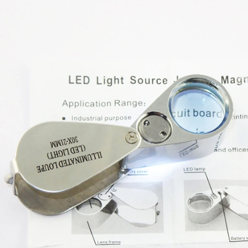 Wholesale 30x21mm Jewelers Eye Loupe Magnifiers Magnifying Glass Magnifier  For Jewelry Diamond From Weightscales, $1.42