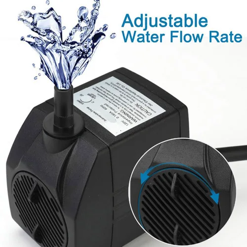 Submersible Fountain Pond Water Feature Pump Electric Low Voltage JR600LV