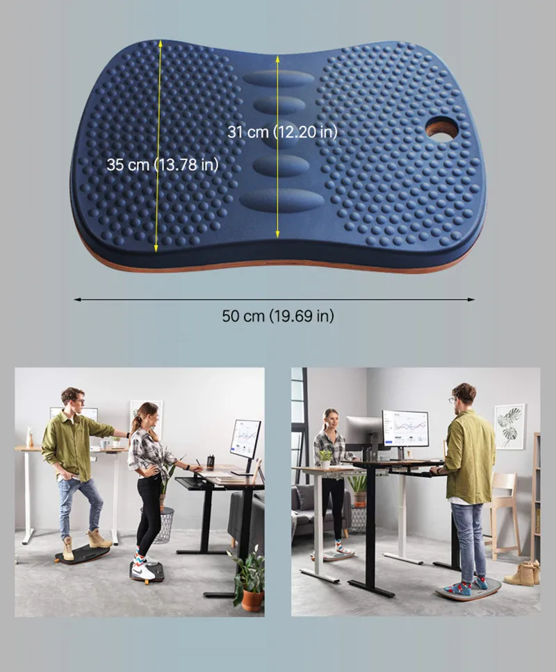 Wooden Balance Board For Adults And Kids Wobble Physical Therapy Yoga