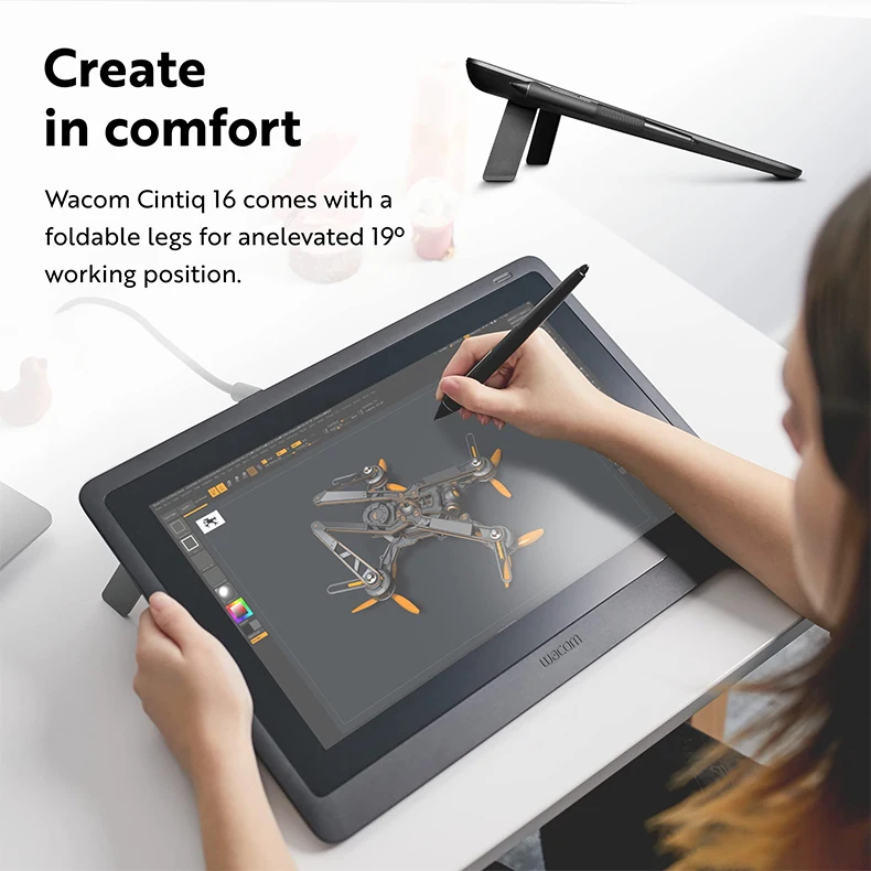 Cintiq 16 Drawing Tablet - Precision and Versatility