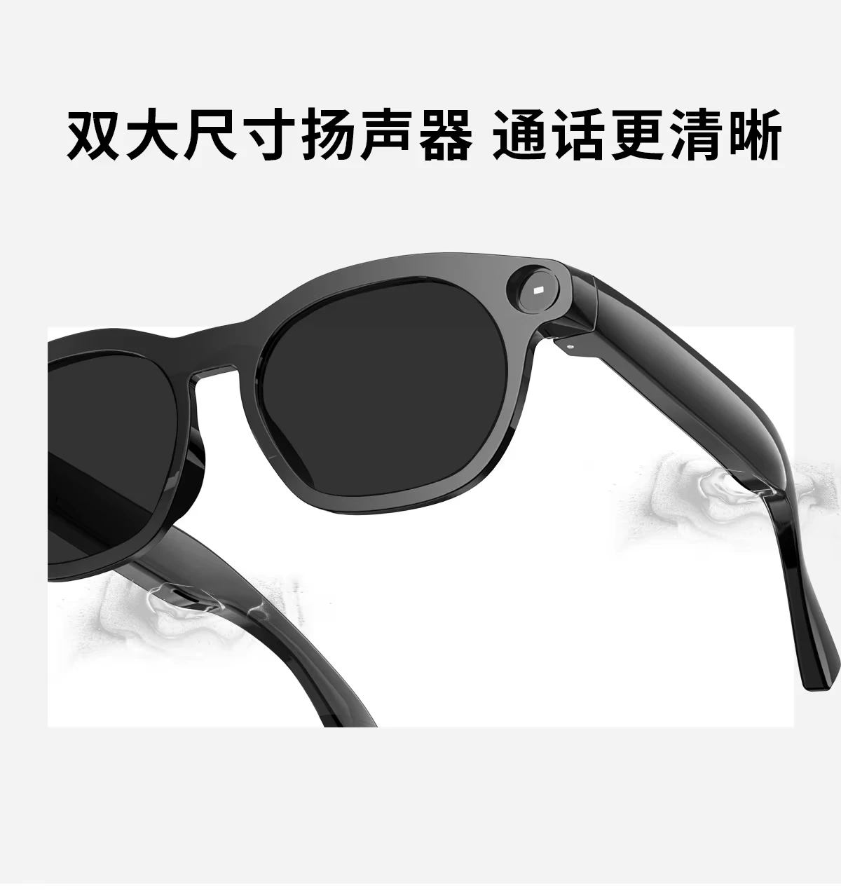 JS03 Pro Smart Glasses 12 Million Pixel Photo for Call Video Recording ...