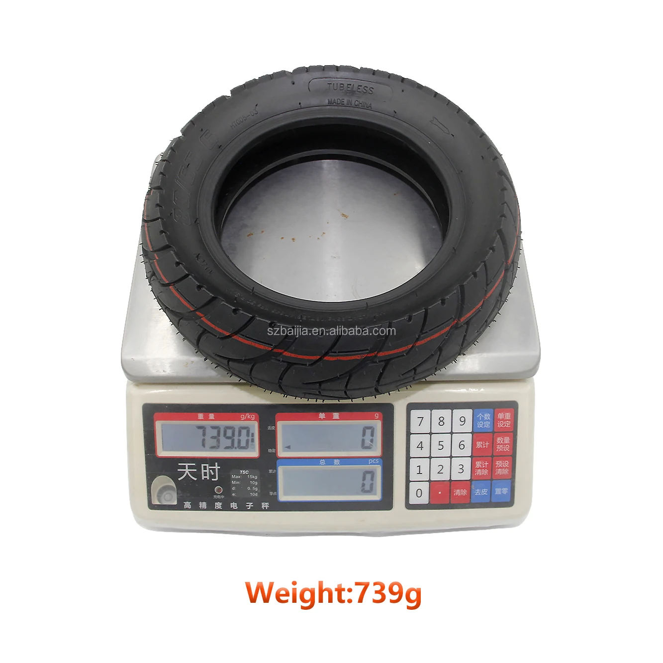 80/65-6 Road 10 Inch scooter Tire Thicken Widen Inflatable Tyre Zero 10x Mantis Pneumatic for 10X3.0 Electric Scooter parts