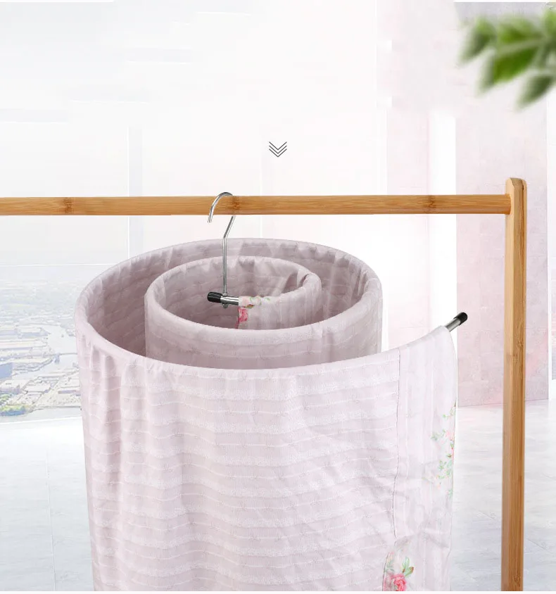 spiral bed sheet hanger