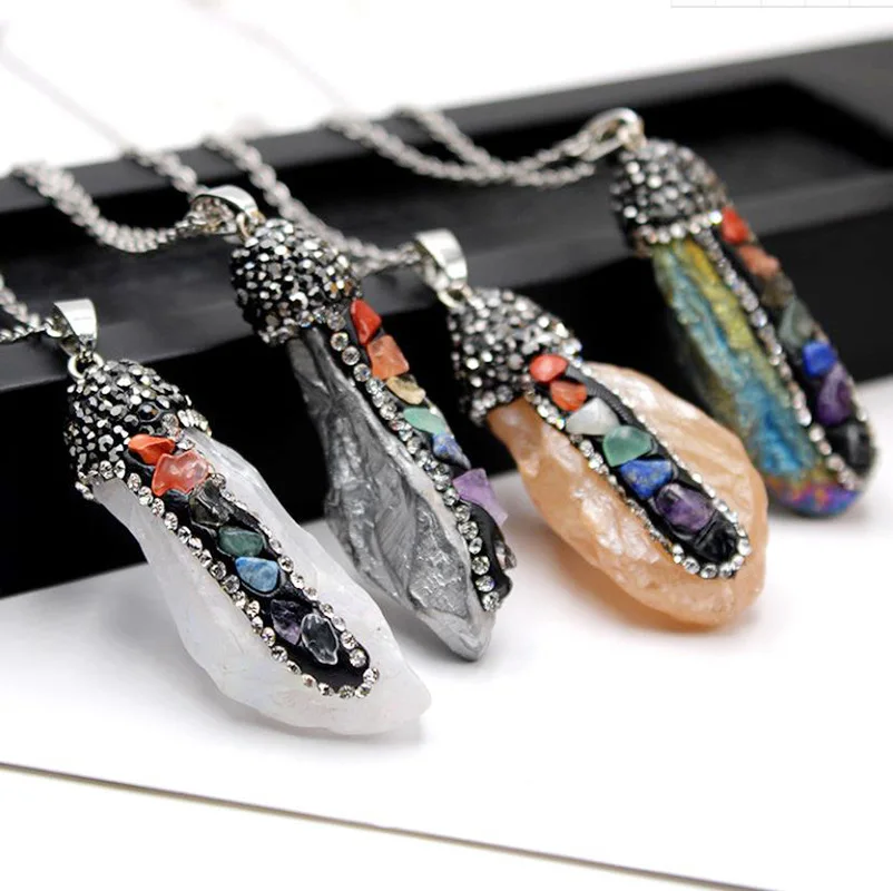 Collares Chakra Piedras Naturales