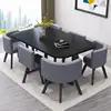 Telaio nero in tessuto grigio nero