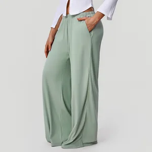 High Waist Spandex/Nylon Yoga Pants for Women Elastic Waist Breathable Quick Dry Gym Fitness Leggings