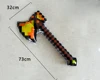 Inflatable lattice axe, yellow