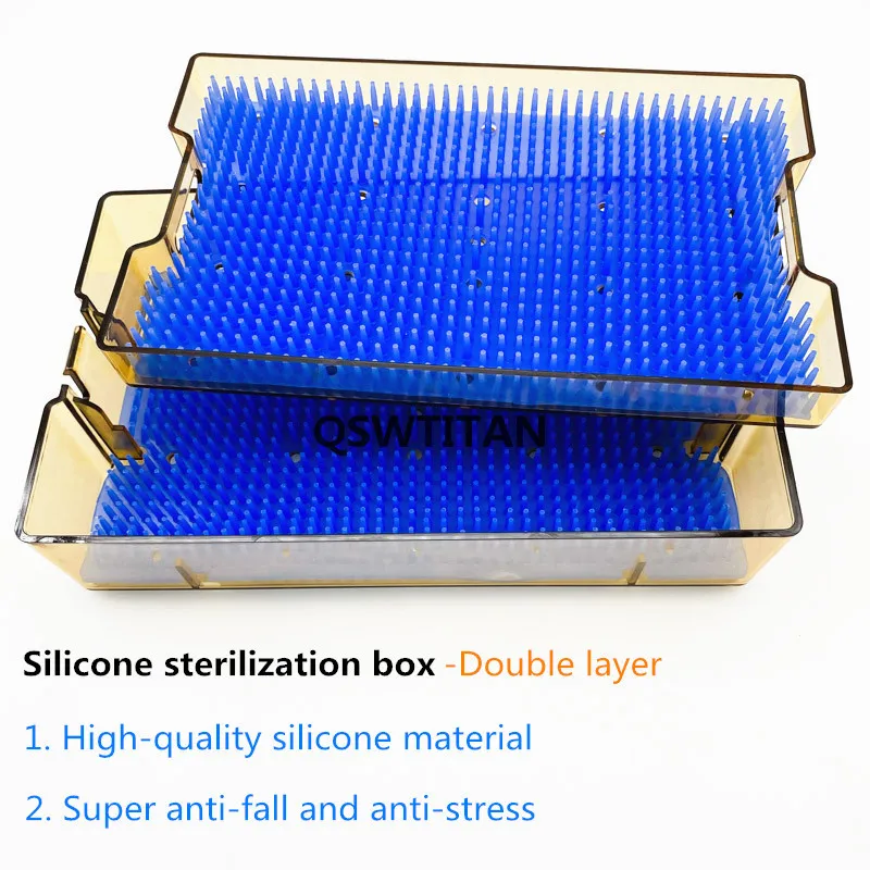 thumbnail image 2 of Universal Sterilization Tray Case For Surgical Instruments – Autoclavable Disinfection Box 2 of 6