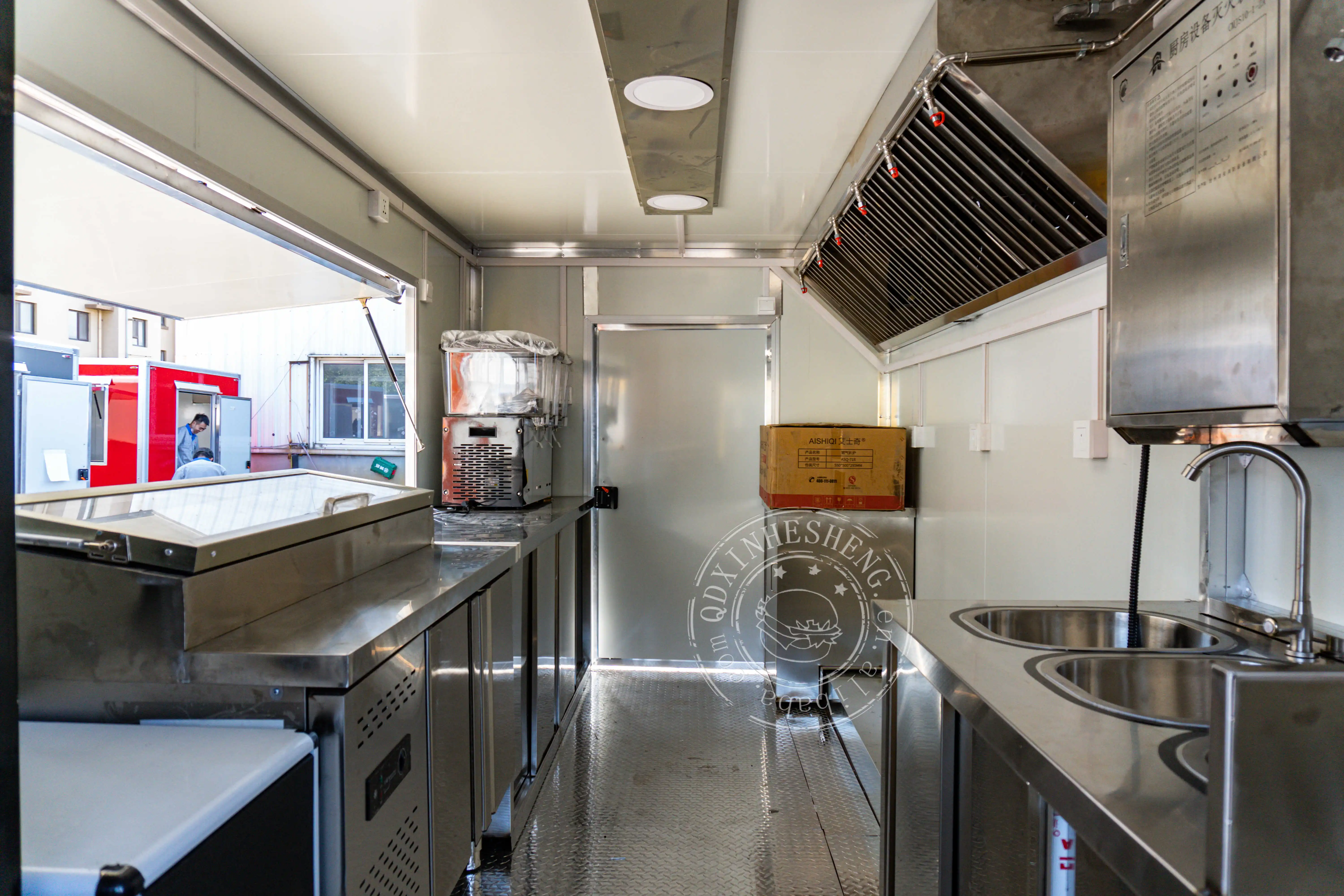 Example Trailer Rinsout DOT Certificate Log Trailers with Grapple BBQ Food Trailer