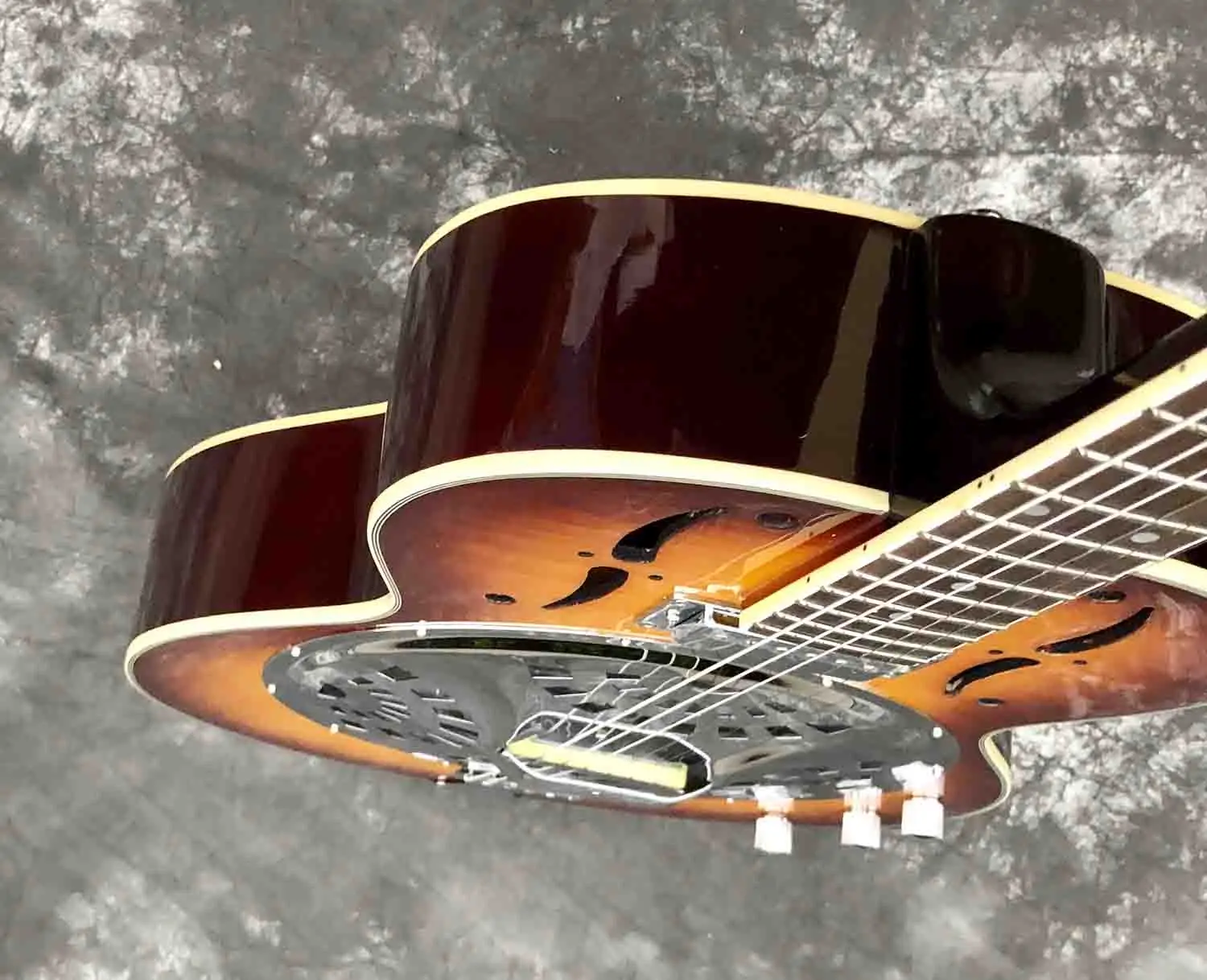 Jay Turser Resonator - Custom Cherry Burst Dob Electric